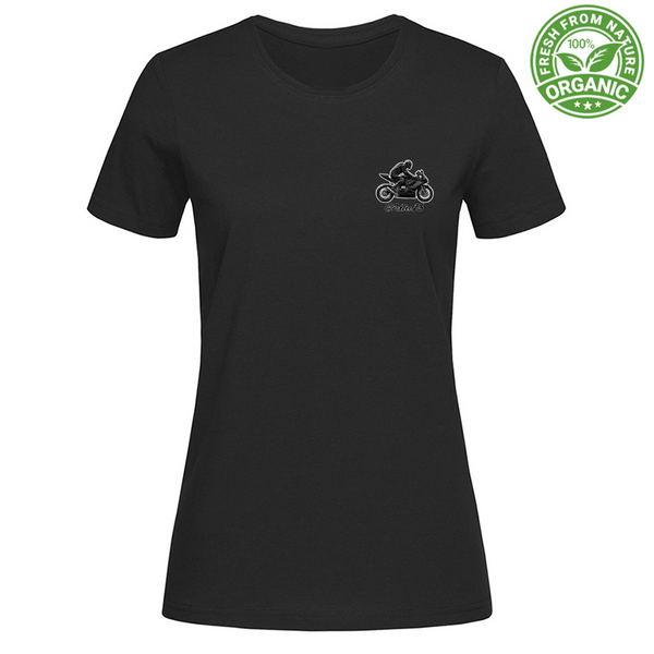 T-Shirt Woman Organic T-SHIRT DONNA PABLOS BLACK